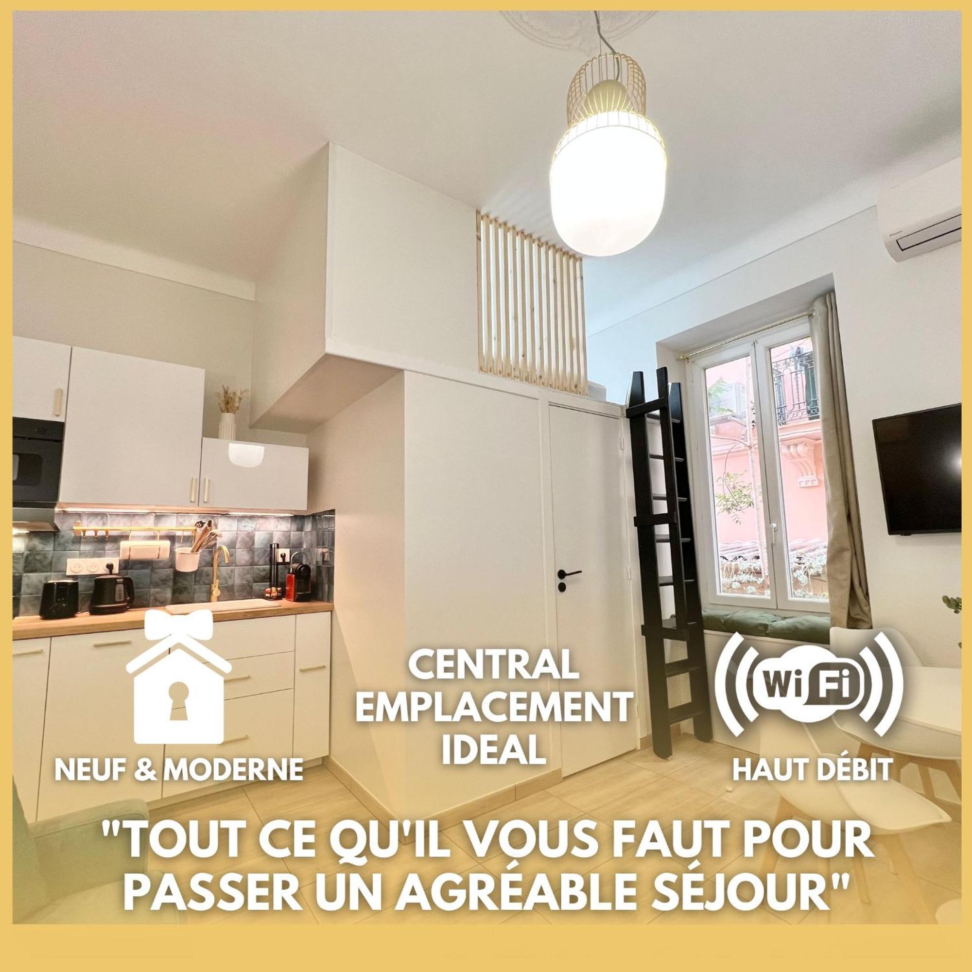 Appartements Neuf - Frontiere De Monaco - Clim - Wifi Cap-d'Ail Exterior foto